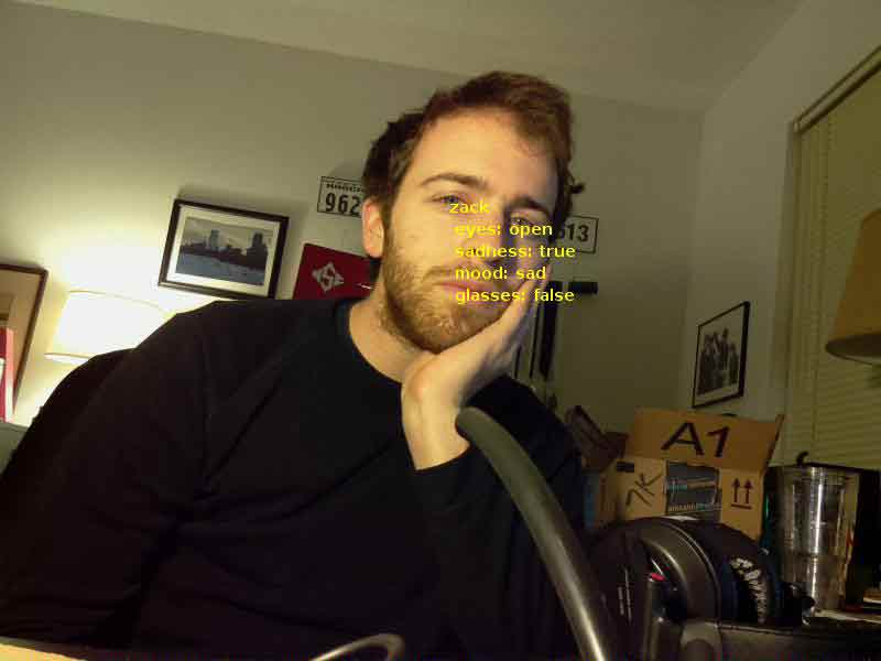 Detected my face!