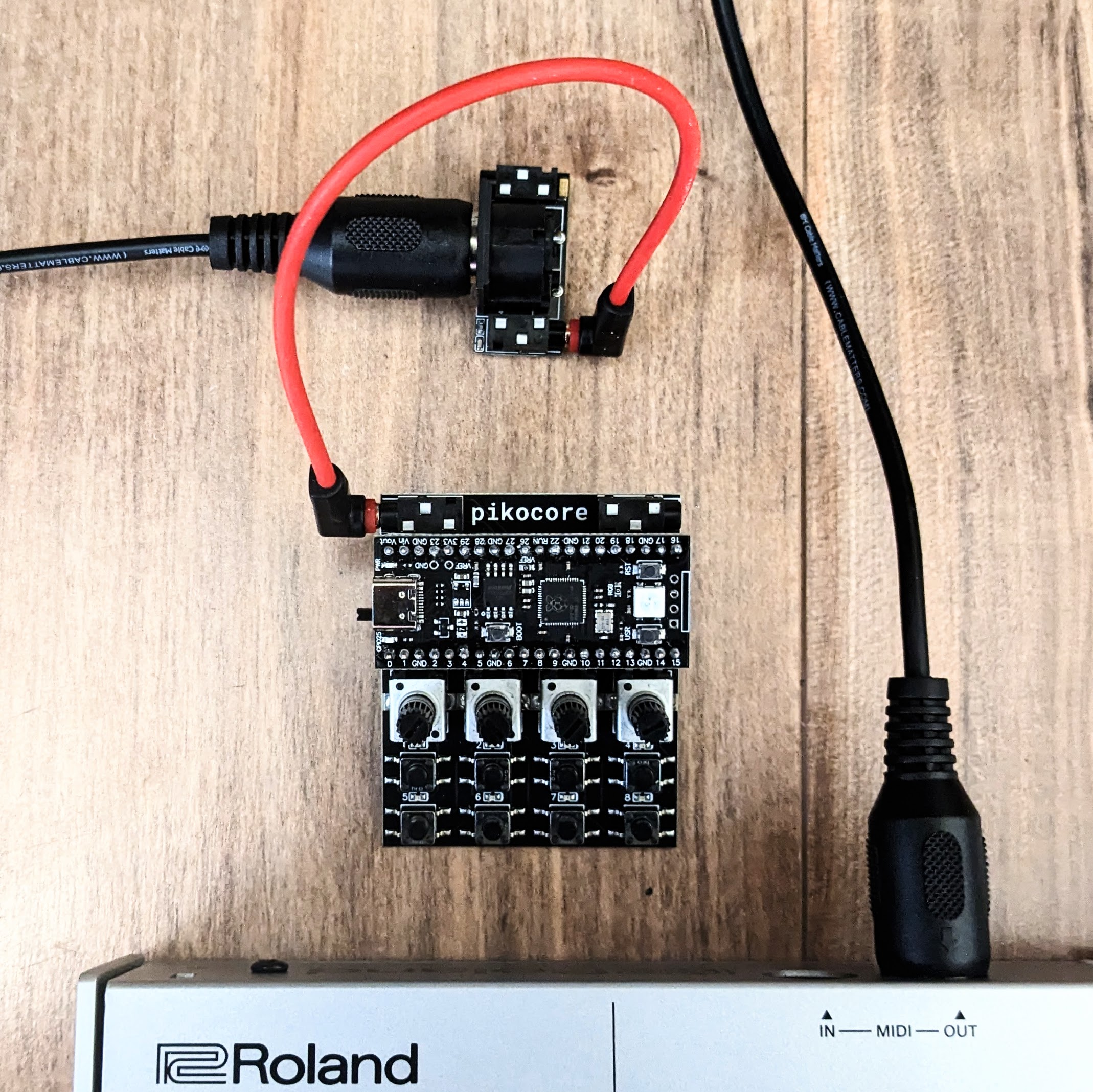 itty bitty midi connections